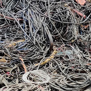 Reciclagem fios e cabos